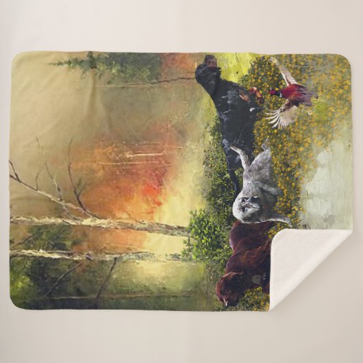 Setters Family Sherpa Deken (Voorkant (horizontaal))