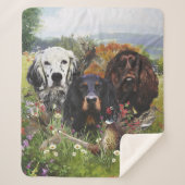 Setters Family Sherpa Deken (Voorkant)