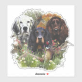 Setters Family Sticker (Vel)