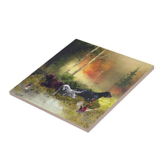 Setters Family Tegeltje (Zijkant)