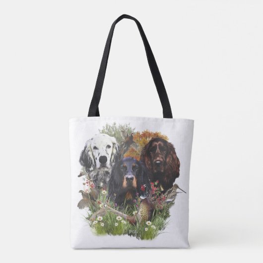 Setters Family Tote Bag (Achterkant)