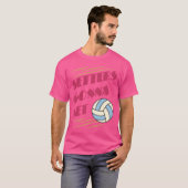 Setters Gonna Set Volleyball game girl T-shirt (Voorkant volledig)