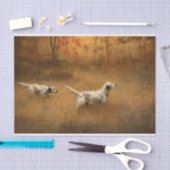 Setters in a Field by Percival Leonard Rosseau Tissuepapier (Craft)