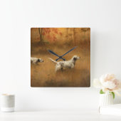 Setters in a Field by Percival Leonard Rosseau Vierkante Klok (Huis)