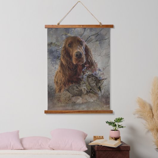 Setters Kunst Hangend Wandkleed (Slaapkamer)