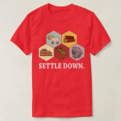 Settle Down Board Game Night 736 T-shirt (Design voorkant)