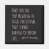 Settling for Second Magneet (Voorkant)