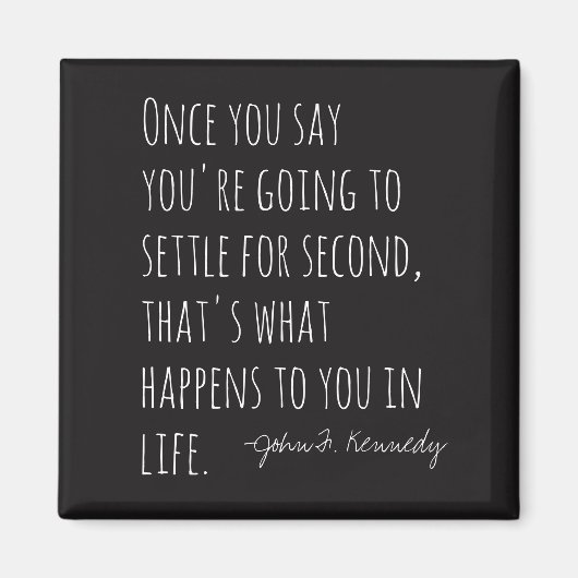 Settling for Second Magneet (Voorkant)