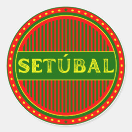 Setúbal City Pride Emblem – Portuguese Identity Ronde Sticker