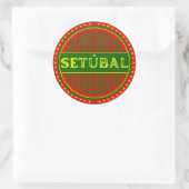 Setúbal City Pride Emblem – Portuguese Identity Ronde Sticker (Tas)