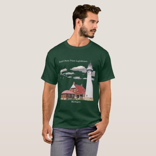 Seul Choix Point Lighthouse shirt donker (Voorkant volledig)