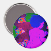 Seumas met duiven magneet (Voorkant / Achterkant)