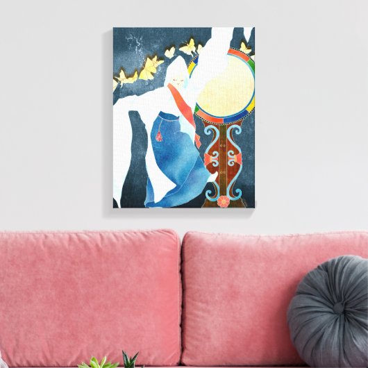 Seung Mu, Korean Monk Dance Canvas Afdruk (Insitu (Woonkamer))