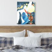 Seung Mu, Korean Monk Dance Canvas Afdruk (Insitu (Slaapkamer))