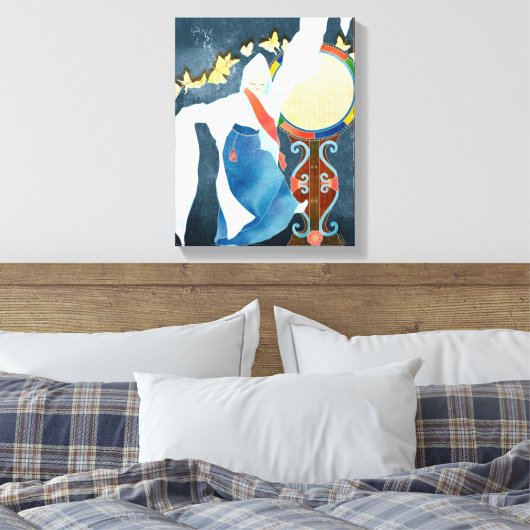 Seung Mu, Korean Monk Dance Canvas Afdruk (Insitu (Slaapkamer))