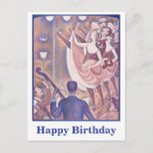 Seurat Can-can CC0011 Birthday Briefkaart (Voorkant)