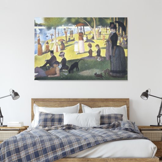 Seurat Canvas Afdruk (Insitu (Slaapkamer))