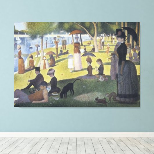 Seurat Canvas Afdruk (Insitu (Houten vloer))