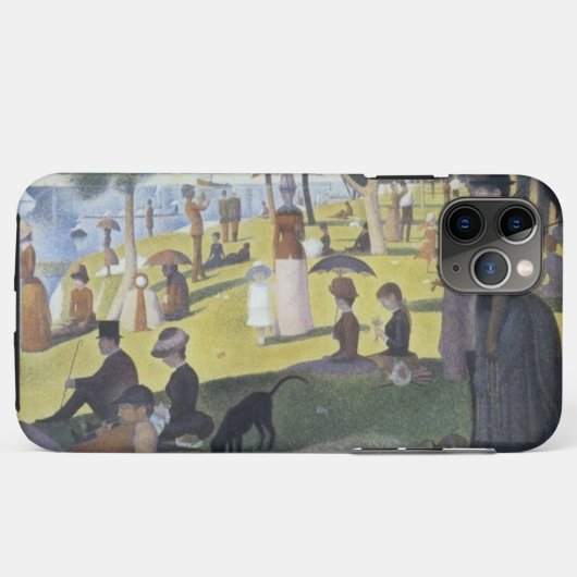 Seurat Case-Mate iPhone Case (Achterkant (horizontaal))