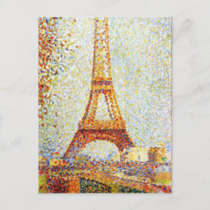 Seurat: De Eiffeltoren Briefkaart