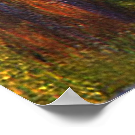 Seurat: De ochtendwandeling (de Seine in Courbevoi Poster (Hoek)