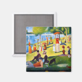 Seurat: Een zondag in La Grande Jatte Magneet (Voorkant / Achterkant)