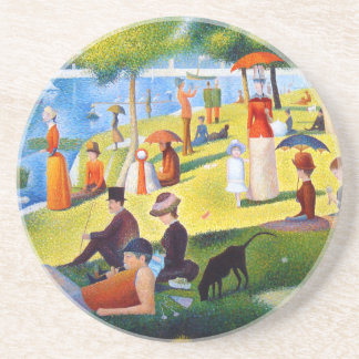 Seurat: Een zondag in La Grande Jatte Zandsteen Onderzetter