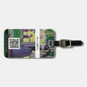 Seurat - een zondag op La Grande Jatte - QR-code Bagagelabel (Voorkant horizontaal)