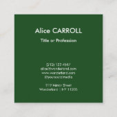 Seurat - een zondag op La Grande Jatte - QR-code Vierkante Visitekaartje (Achterkant)