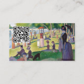 Seurat - een zondag op La Grande Jatte - QR-code Visitekaartje (Voorkant)