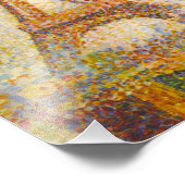 Seurat Eiffel Tower Print Foto Afdruk (Hoek)