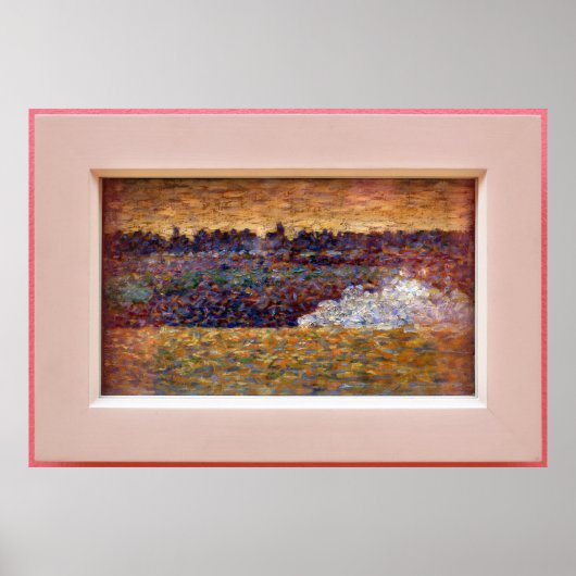 Seurat Grandcamp Kustlandschap Poster (Voorkant)