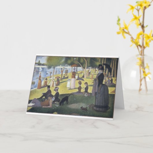 Seurat Kaart (Gele Bloem)