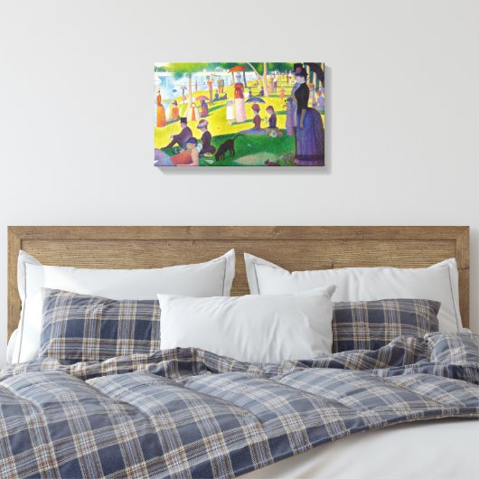 Seurat La Grande Jatte Canvas (Insitu (Slaapkamer))