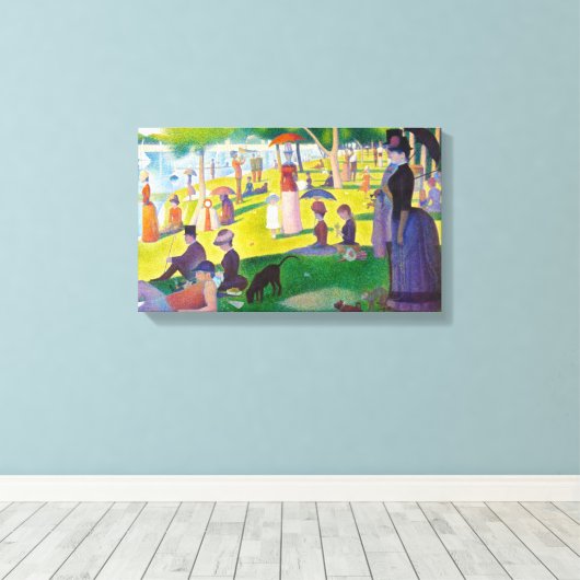 Seurat La Grande Jatte Canvas (Insitu (Houten vloer))