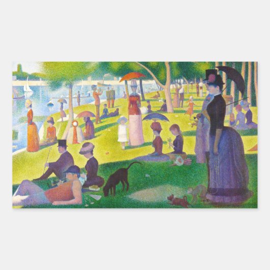 Seurat La Grande Jatte Stickers (Voorkant)