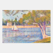 Seurat, Landschap Inpakpapier Vel (Voorkant 2)