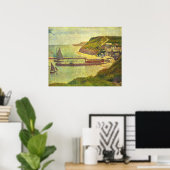 Seurat Port-en-Bessin Harbour Poster (Thuiskantoor)