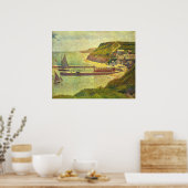 Seurat Port-en-Bessin Harbour Poster (Keuken)