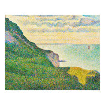 Seurat Port-en-Bessin Zeegezicht