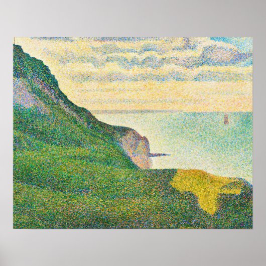 Seurat Port-en-Bessin Zeegezicht Poster (Voorkant)