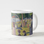 Seurat Sunday namiddag eiland La Grande Jatte Grote Koffiekop (Voorkant rechts)