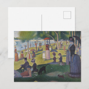 Seurat Zondag La Grande Jatte Fijne Kunst Briefkaart