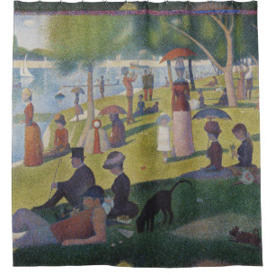 Seurat Zondag La Grande Jatte Fijne Kunst Douchegordijn