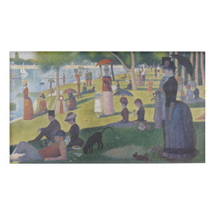 Seurat Zondag La Grande Jatte Fijne Kunst Naambadge