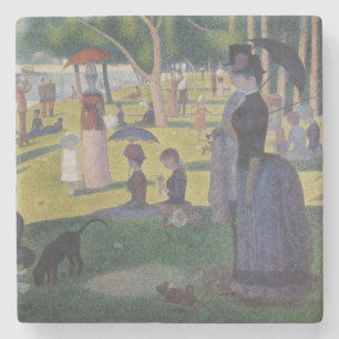 Seurat Zondag La Grande Jatte Fijne Kunst Stenen Onderzetter