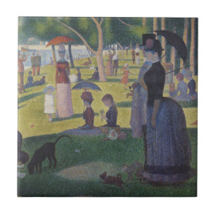 Seurat Zondag La Grande Jatte Fijne Kunst Tegeltje