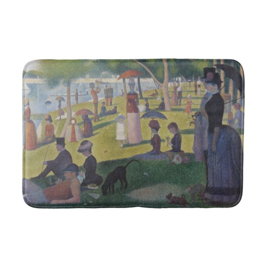 Seurat zondag op La Grande Jatte Classic Painting Badmat (Voorkant)