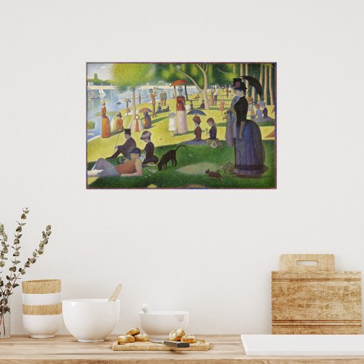 Seurat's zondag op La Grande Jatte Poster (Keuken)