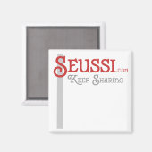 Seussi Sticker 2 Magneet (Voorkant / Achterkant)